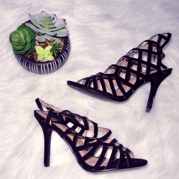 Strappy Open Toe Heels - Picture 1 of 6